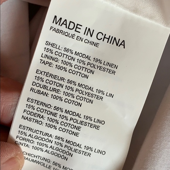 Club Monaco Linen Blend Open Back Dress - Picture 8 of 8